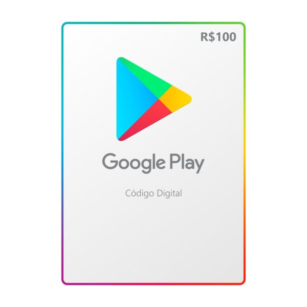 Gift Card Digital - Google Play - R$ 100,00