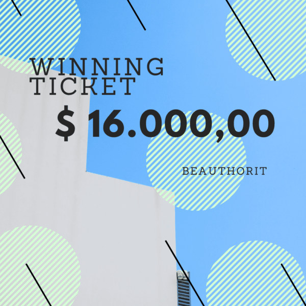Winner Ticket - $16.000,00