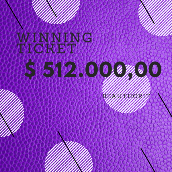 Winner Ticket - $512.000,00